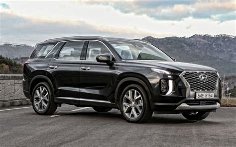 Download wallpapers Hyundai Palisade, 2020, exterior, black luxury SUV ...