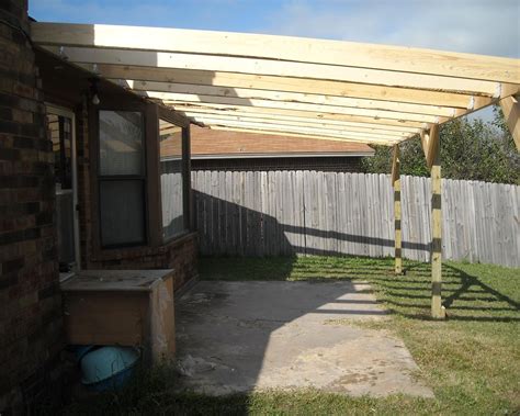 How to Build a Patio Cover With a Corrugated Metal Roof | Building a ...