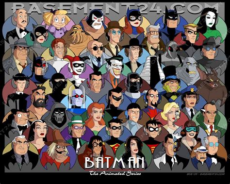 B:TAS (& TNBA) Characters Design #Batman | Batman the animated series ...