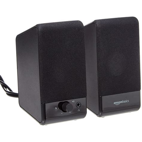 Amazon Basics Computer Speakers for Desktop or Laptop PC | USB-Powered ...