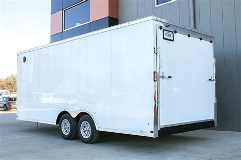 Enclosed Tandem Cargo Trailer Rentals for Work Sites | PTR