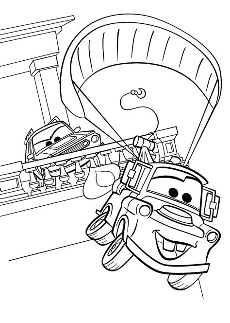 Cars Disney Frank Coloring Page / Cars 1 Coloring Pages at GetColorings ...