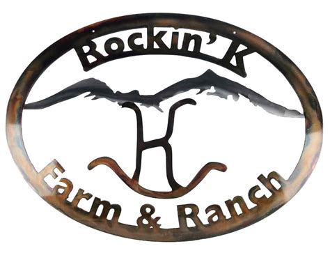 Farm and Ranch Metal Sign | Sunriver Metal Works Specialty