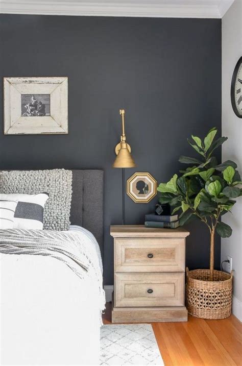 40+ The Best Dark Grey Wall Paint Color Ideas For Your Bedroom | Blue ...