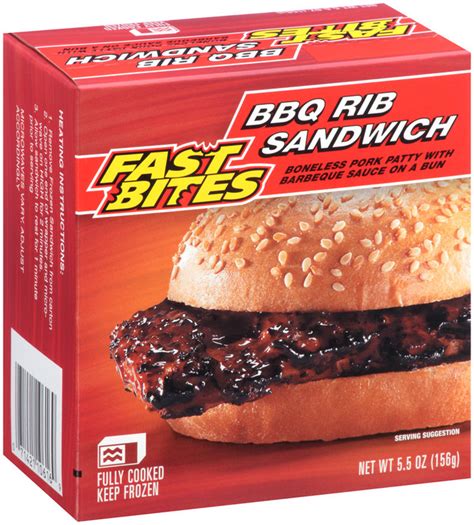 Fast Bites BBQ Rib Sandwich Reviews 2019