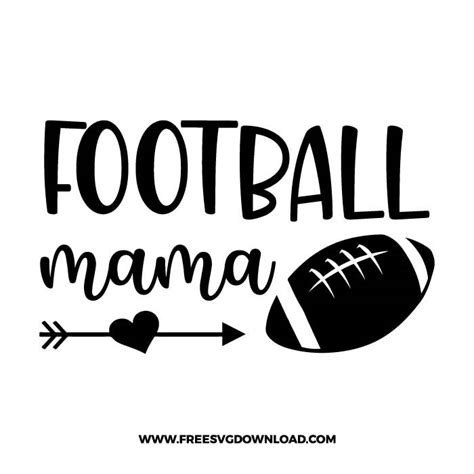 Visual Arts Football Mom Svg Football season svg Football Mama Svg DXF ...