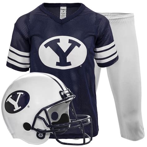 Youth Replica Football Helmet and Uniform BYU Set - Franklin