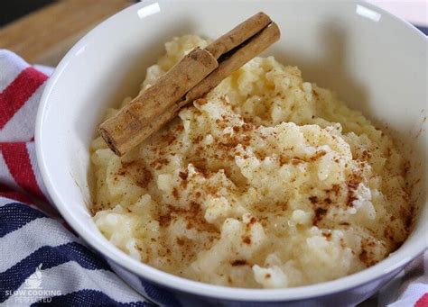 Creamy Slow Cooker Rice Pudding - Slow Cooking Perfected