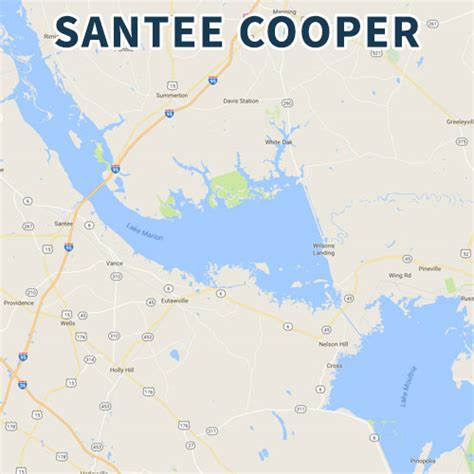 Santee Cooper Lakes Map - Tulsa Zip Code Map