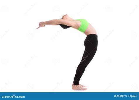 Standing Backward Bend (Ardha Chakrasana) Stock Photo - Image: 52838777