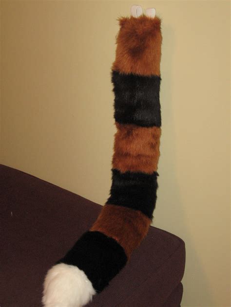 3ft long red panda tail — Weasyl