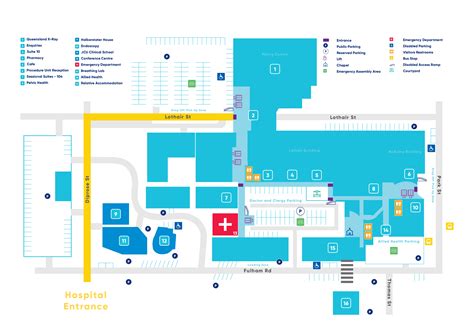 Mater Hospital Campus Map