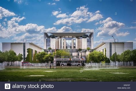 Federal Chancellery building in Berlin, Germany Stock Photo: 83049984 ...