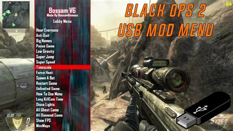 How to use mod menu bo2