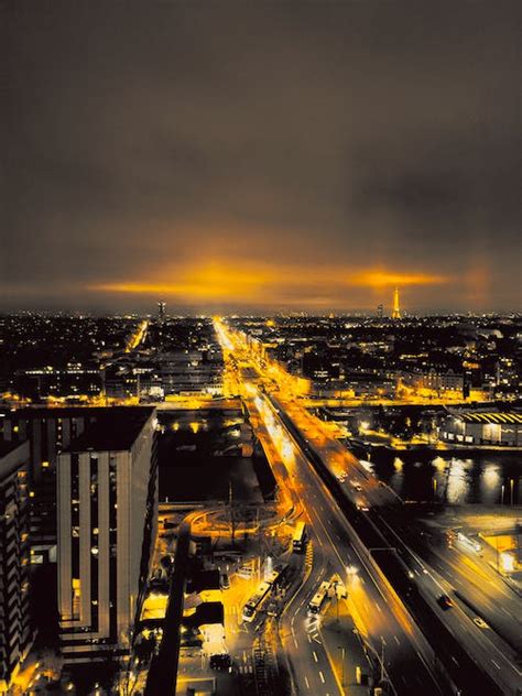 Aerial View of City Buildings during Night Time · Free Stock Photo