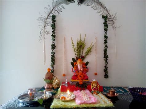 Ganpati bappa moriya | Table decorations, Decor, Home decor