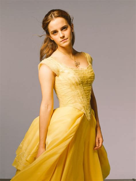 Emma Watson: 2 new pictures of Emma Watson as Belle from 'Beauty and ...