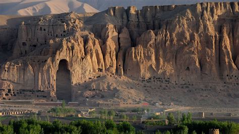 Bamiyan Valley, Afghanistan. Where giant buddha statues used to stand ...