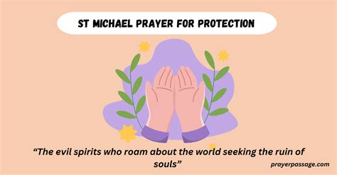 "st Michael prayer for protection: Invoking Heavenly Safeguard ...