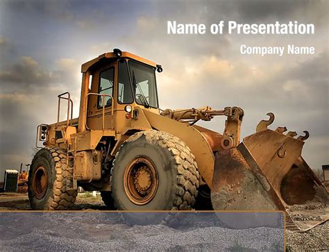 Heavy Construction Equipment PowerPoint Templates - Heavy Construction ...