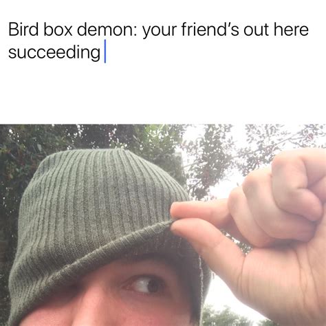 Birdbox memes in high demand... Get More #gifs #funny #funnymemes # ...