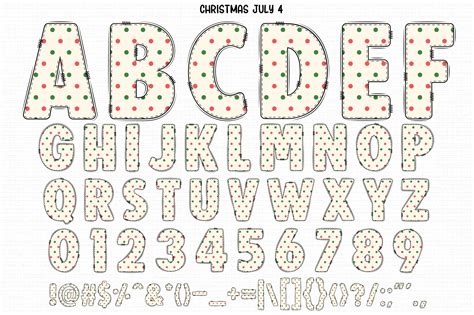 Christmas Doodle Alphabet font | Karimoos Market