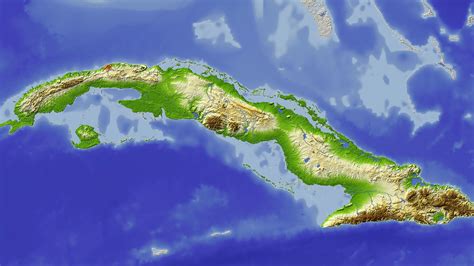 Physical Map Of Cuba Ezilon Maps | Porn Sex Picture