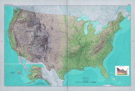 Large detailed shaded relief map of the USA | USA | Maps of the USA ...