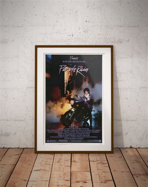 Purple Rain original movie poster HighRes digital file | Etsy