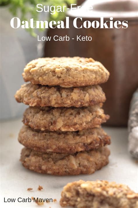 Sugar-Free "Oatmeal Cookies" (Low Carb, Keto) - Low Carb Maven