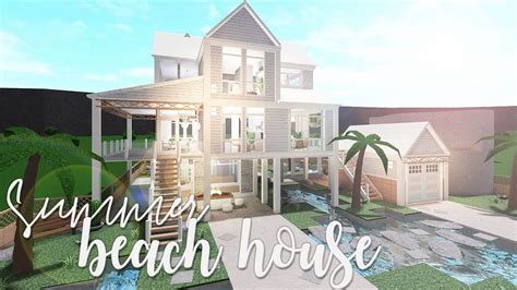 ROBLOX | Bloxburg: Summer Beach House 156k - YouTube in 2020 | Summer ...