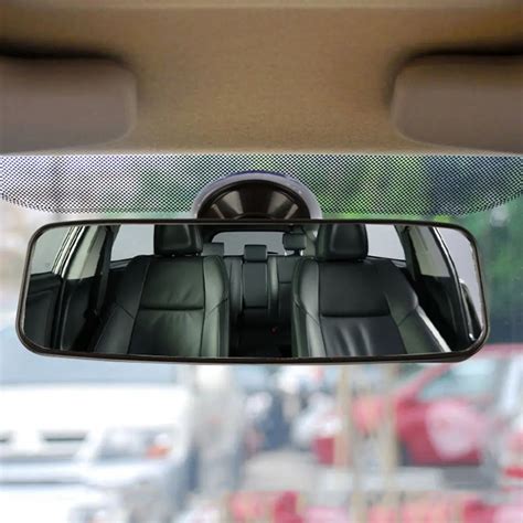 Car Rear Mirror Wide angle Interior Rear View Mirror With Sucker-in ...