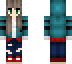 Deku Hoodie | Minecraft Skin