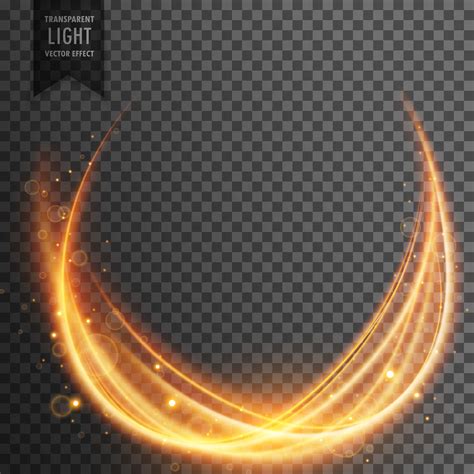 abstract magical light effect with golden wave - Download Free Vector ...