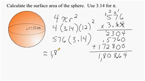 Gcse Maths Surface Area Of A Sphere