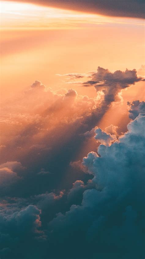 #sunset #clouds #sky #orange | Sky aesthetic, Clouds photography ...