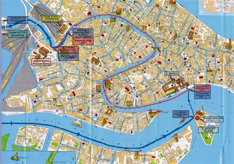 Venice Attractions Map Pdf - Free Printable Tourist Map Venice ...