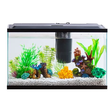 Aqua Culture 10-Gallon Aquarium Starter Kit With LED Lighting - Walmart.com