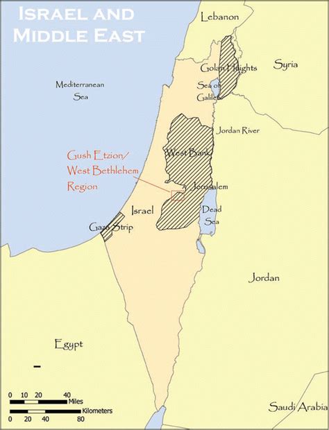 Bethlehem Israel Map