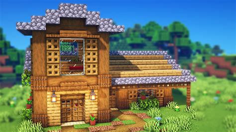 Minecraft How To Build An Wooden House Simple Survival House | Images ...