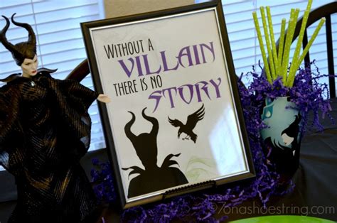 Prepping to Host a Disney Villains Party Featuring Malificent