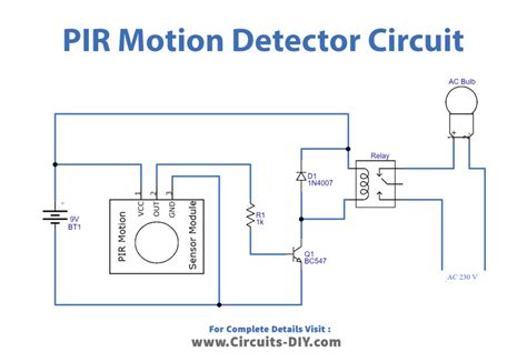 PIR Motion Detector Circuit