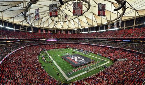 Georgia Dome, Atlanta Falcons football stadium - Stadiums of Pro Football