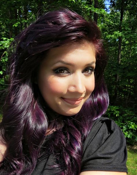 How To Dye Your Hair Purple | Hair color purple, Dark purple hair color ...