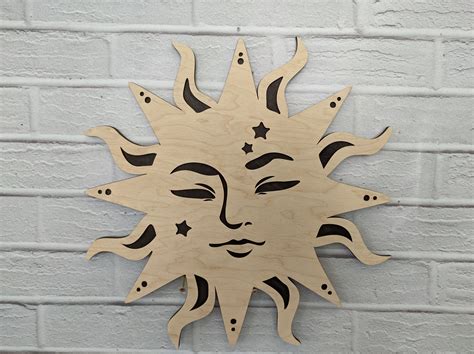 Sun and moon wall art Sun and moon wall decor Sun and moon | Etsy