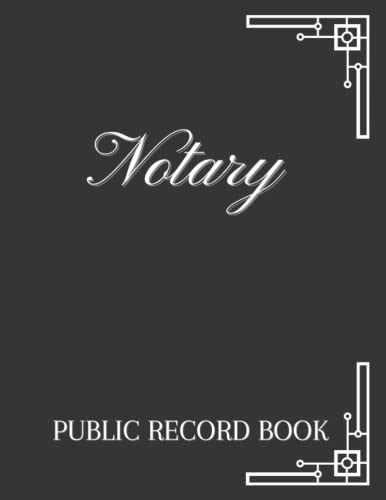 Notary Public Record Book: A Notary Log Book, A Logbook for Notary by ...