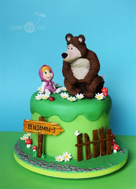 Masha and the Bear cake | Torte, Torte novità, Torte ragazzo