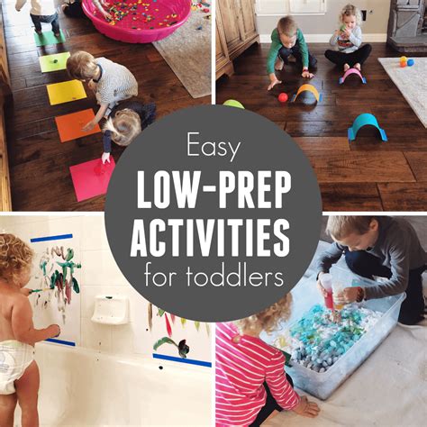 Quick Easy Activities for Toddlers - Toddler Approved