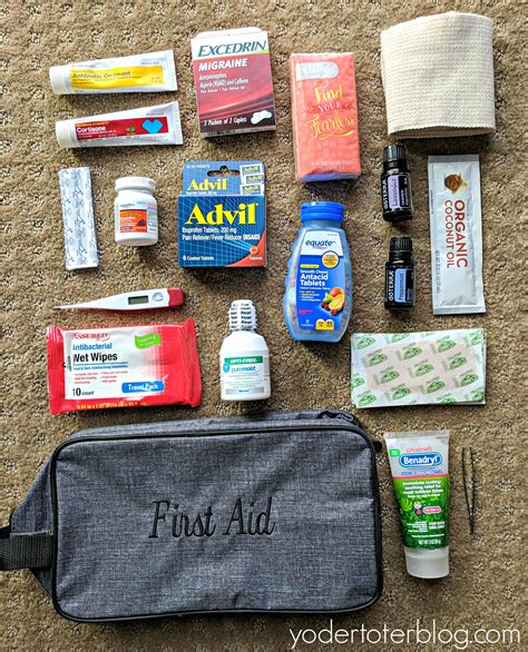 Packing a First Aid Kit for International Travel - yodertoterblog