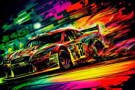 The Race Car Frameable Art, Abstract Art, Wall Art, Paintings, Art ...